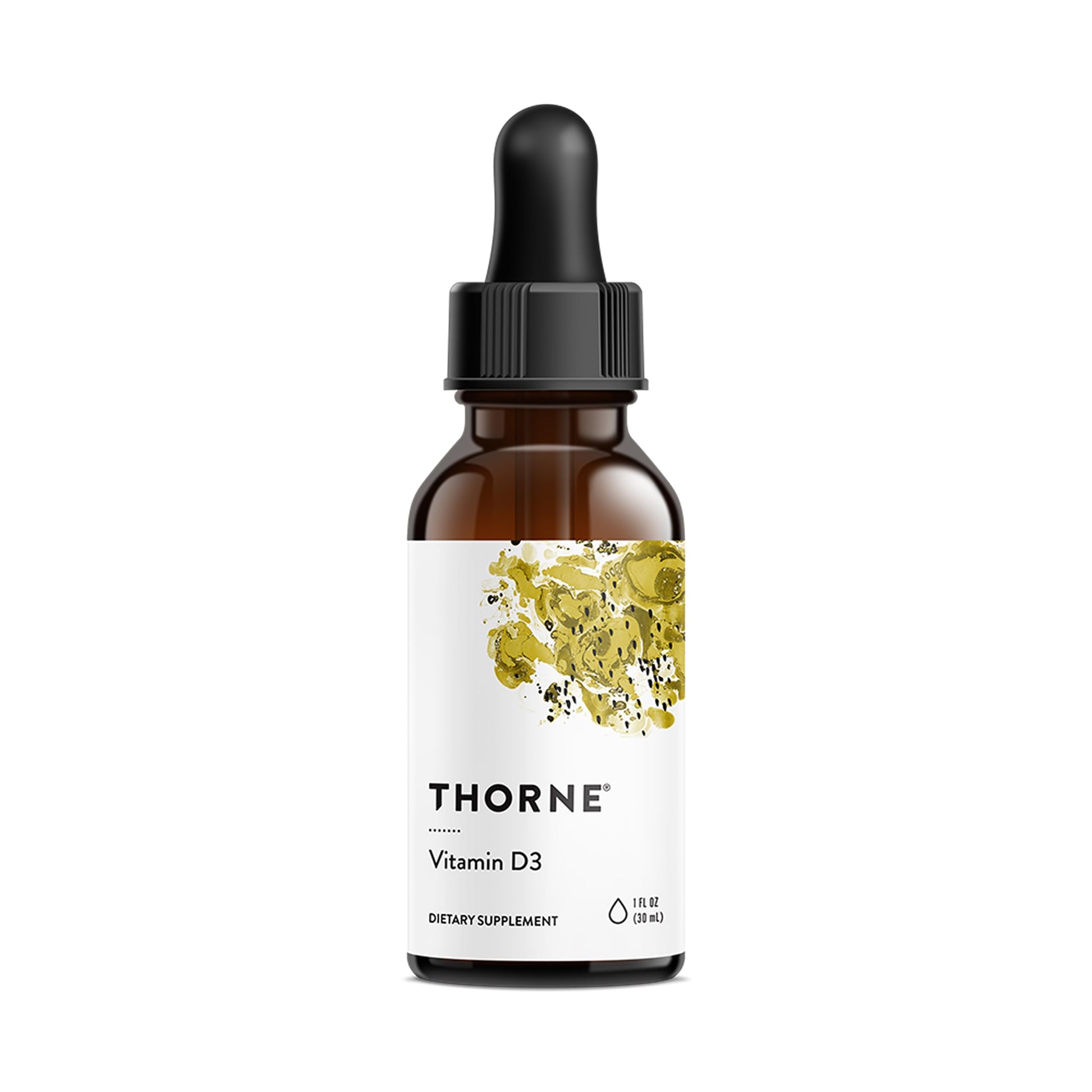 THORNE - Vitamin D3 with a Metered Dispenser - Liquid Vitamin D Vegan Supplement - Supports Healthy Bones, Teeth, Muscles, Cardiovascular & Immune Function* - 4,000 IU - 1 Fl Oz (30 mL) - 30 Servings THORNEAu supplements