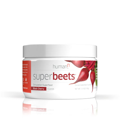 humanN SuperBeets Heart Chews & SuperBeets Black Cherry Powder humanNUS supplements