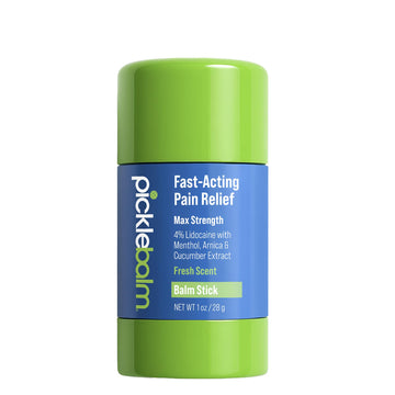 PickleBalm Pickleball In-Game Muscle Pain Relief Balm Stick with 4% Lidocaine, Arnica, Menthol, Cucumber Seed Extract for Shoulders, Knees, Wrists, and More, 1oz Stick PickleBalmAu supplements