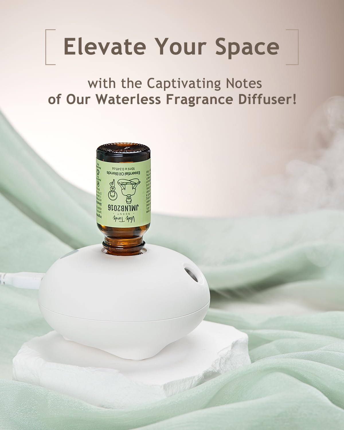 VTS Waterless Diffuser with Classic Perfume Scent Essential Oils Set, Perfume Collection VEDA TINDA SCENTAu supplements