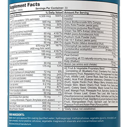 Dr. Tobias Adult Multivitamin for Women & Men, Energy & Immune Support from 42 Fruits Dr. TobiasUS supplements