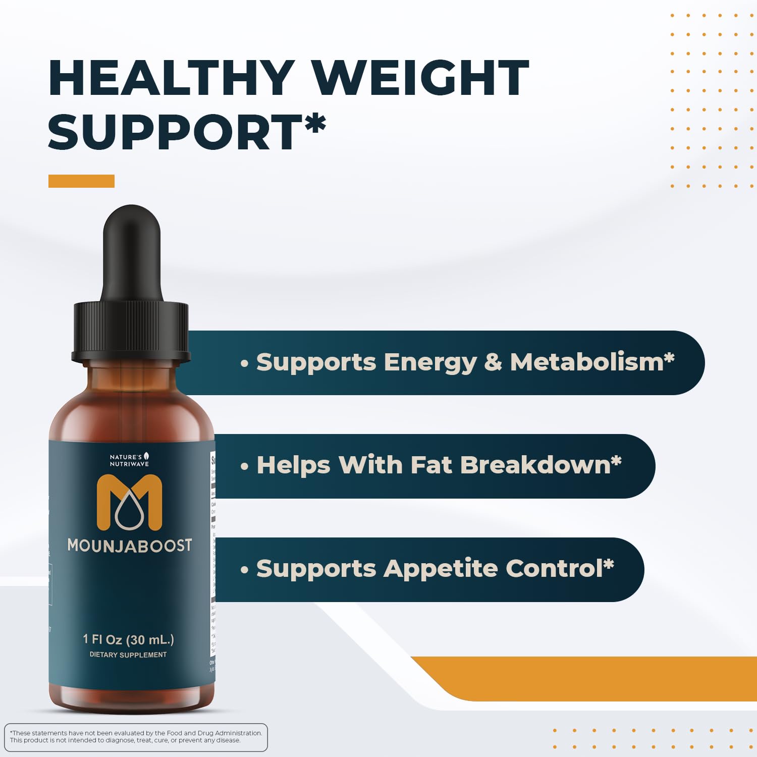 Mounjaboost – Natural Herbal & Plant-Based Supplement with 6 Exotic Nutrients & Botanicals – Made in USA, GMP-Certified, Non-GMO, Easy-to-Take – 30 mL, 3 Month Supply Nature’s NutriWaveAu supplements