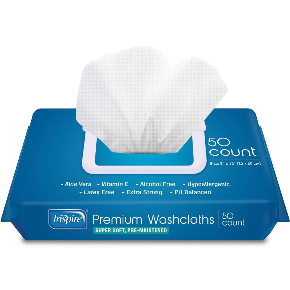 Inspire Adult Wet Wipes, Adult Wash Cloths, Adult Wipes for Incontinence InspireAu supplements