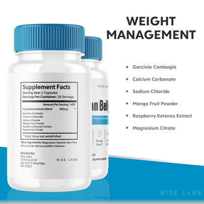 (2 Pack) Ikaria Lean Belly Juice Capsules for Weight Loss - IkariaLeanBelly Advanced rize labsUS supplements