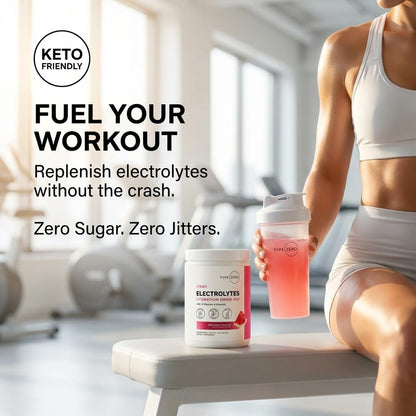 Type Zero Clean Electrolytes Hydration Powder Drink Mix + 14 Essential Vitamins & Minerals - Sugar Free, Zero Artificial Ingredients - Watermelon Flavor, 50 Servings Type ZeroUS supplements
