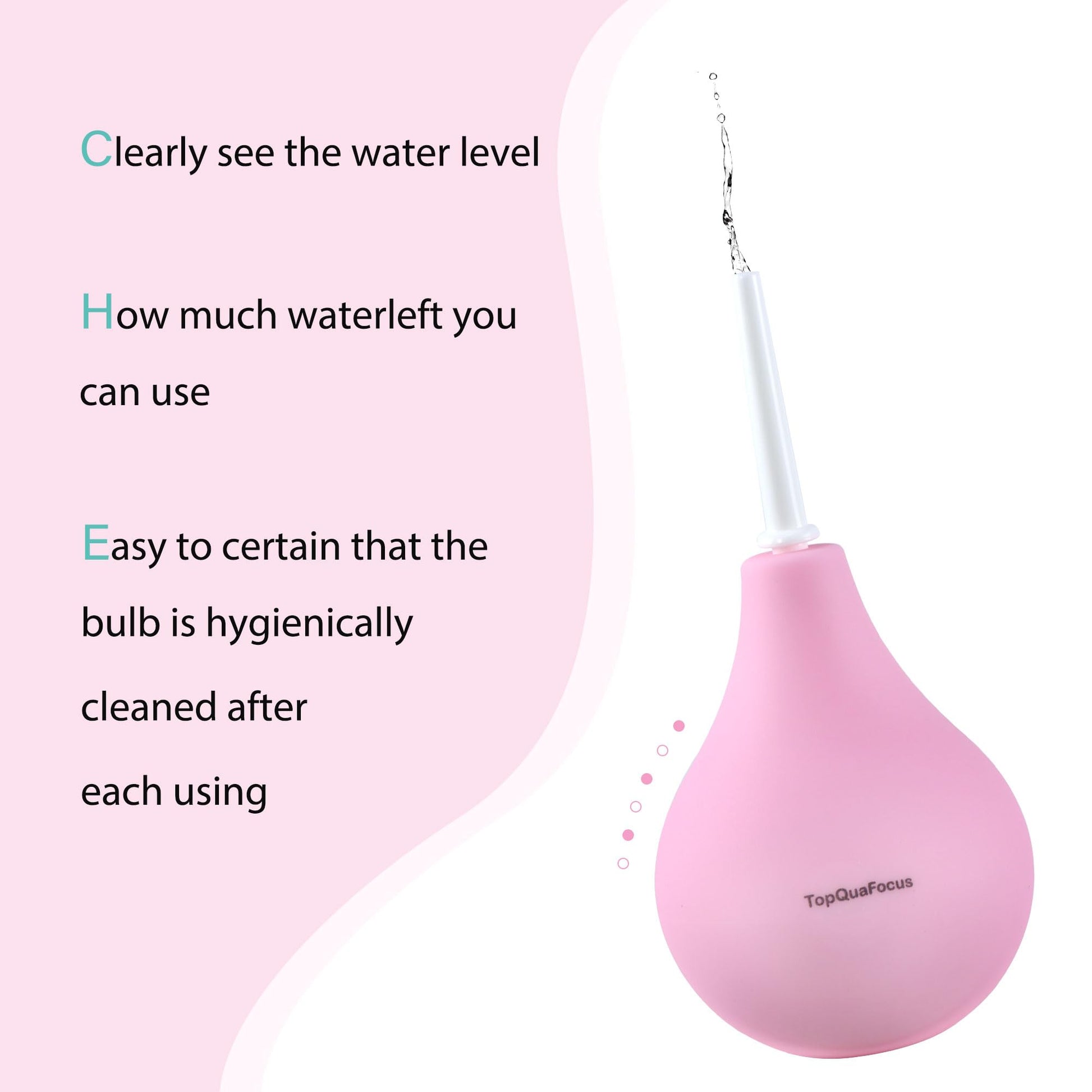 TopQuaFocus 8oz Enema Bulb Kit Anal and Vaginal Douche Bulb for Men Flushing System Enemas Silicone TopQuaFocusAu supplements