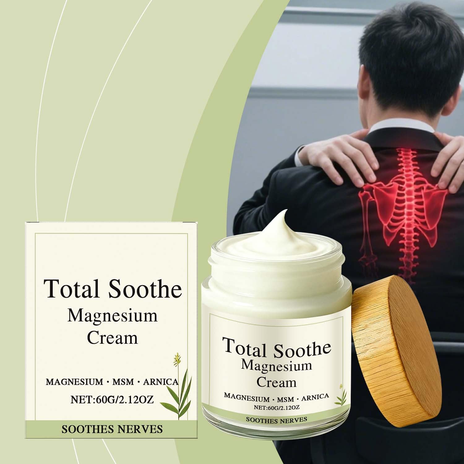 MQN Magnesium Joint Cream with Mineral Delivery Formula & Arnica – Fast Absorbing, Non-Greasy Topical for Everyday Joint & Muscle Relaxation MQNAu supplements