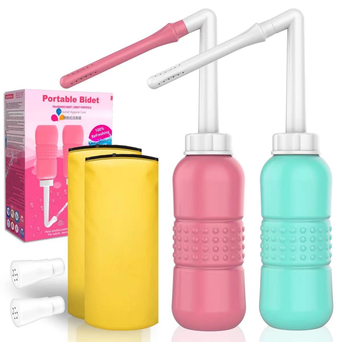 LZXIYUE 2PCS 2-in-1 Peri Bottle Feminine Care for Women,Reusable Portable Bidet for Travel LZXIYUEAu supplements
