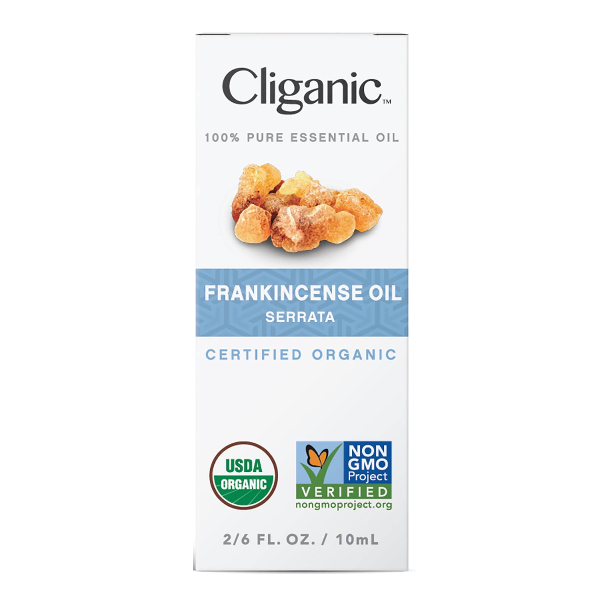 Cliganic USDA Organic Frankincense Essential Oil - Boswellia Serrata, 100% Pure Natural Undiluted CliganicAu supplements
