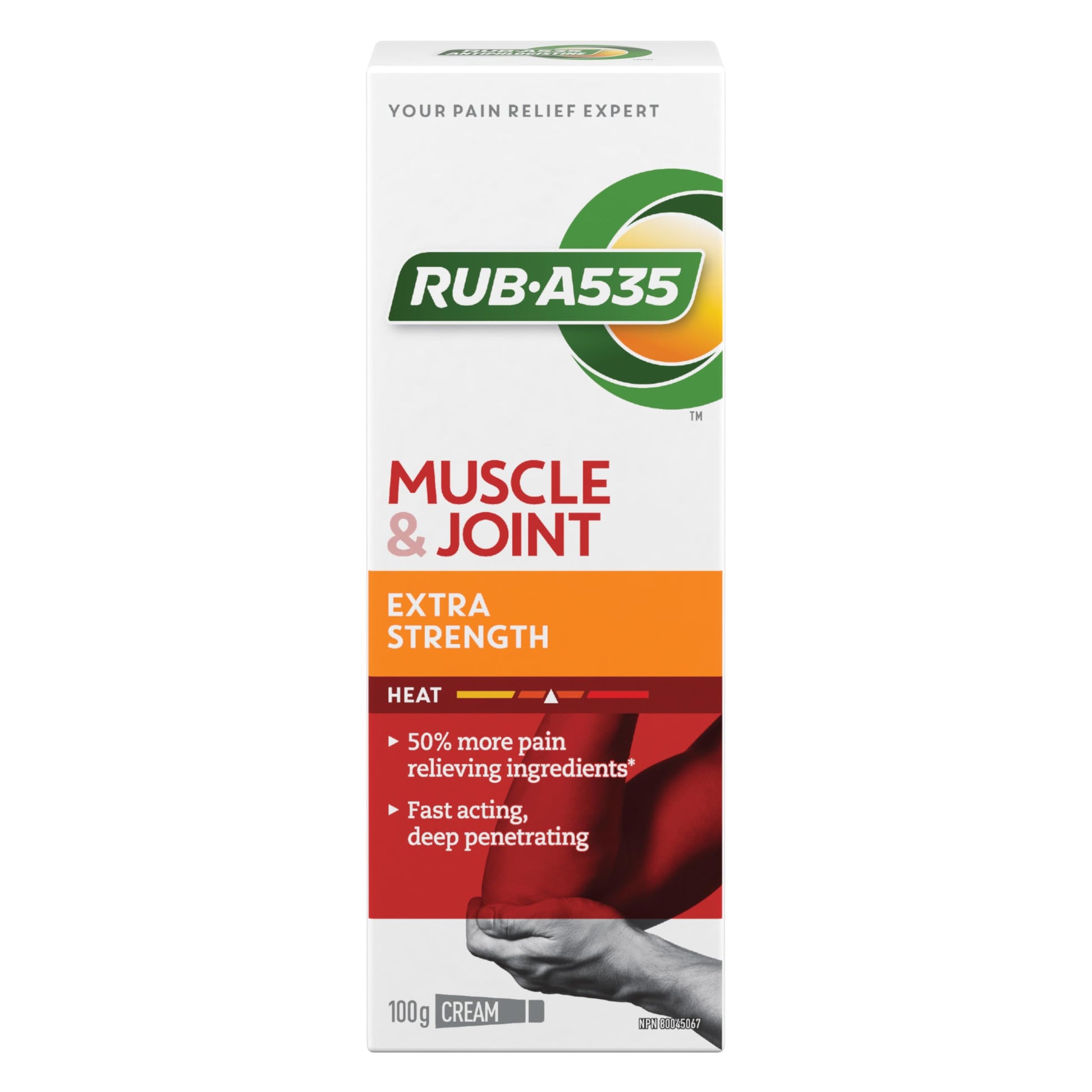 RUB A535 EXTRA STRENGTH CREAM For Relief of Arthritis, Rheumatic Pain, Muscle Pain, Joint & Back Pain 100 g Rub A535Au supplements
