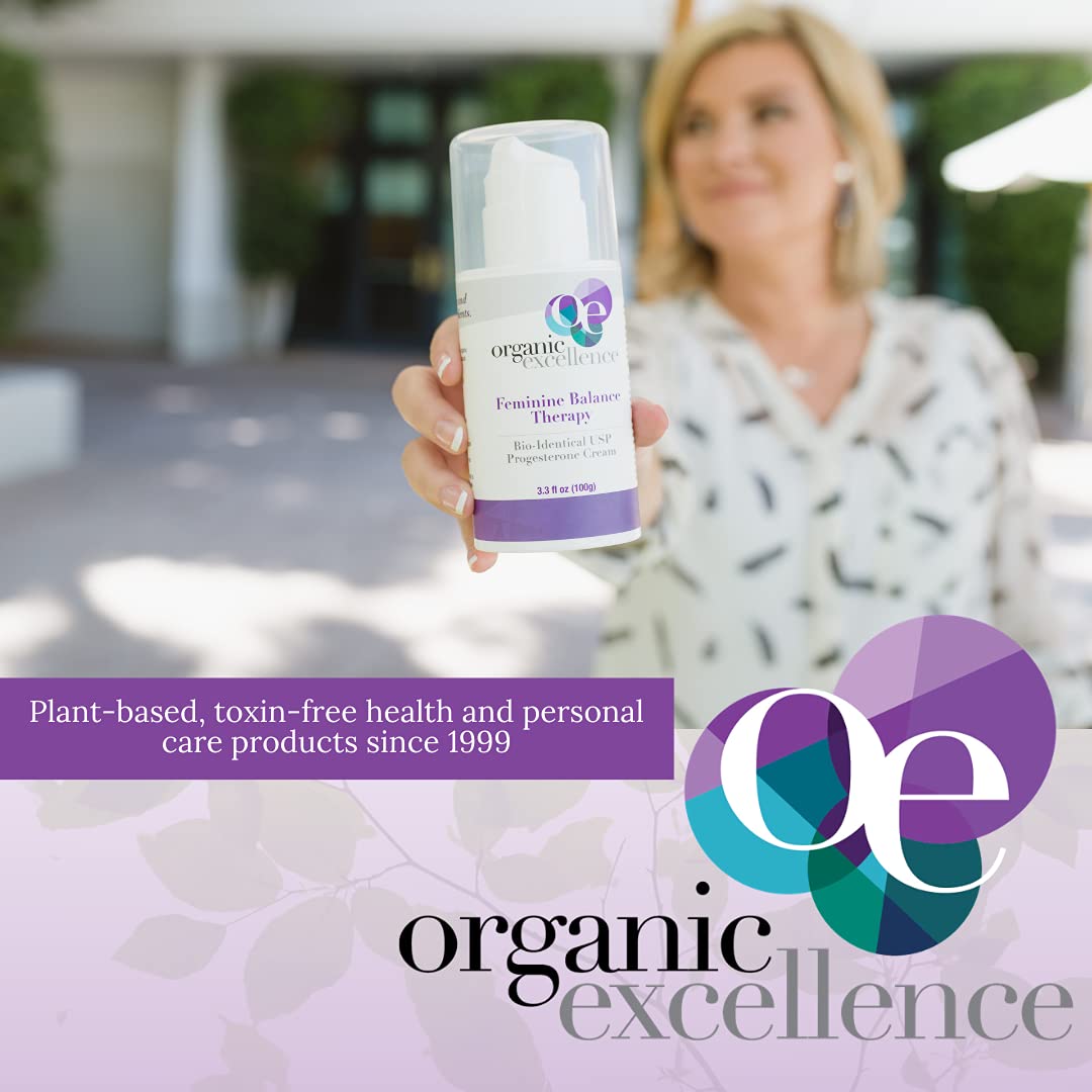 Organic Excellence Feminine Balance Wild Yam & Botanical Cream – Natural Women’s Cream for Everyday Balance – 3.3 fl oz Organic ExcellenceAu supplements