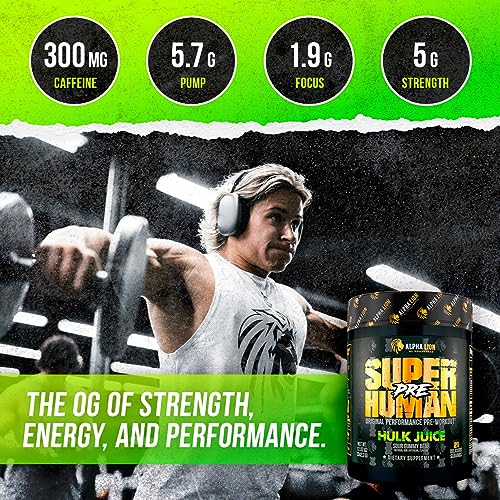 ALPHA LION Superhuman Pre Workout Powder & Post Workout Recovery Bundle, Sustained ALPHA LIONUS supplements