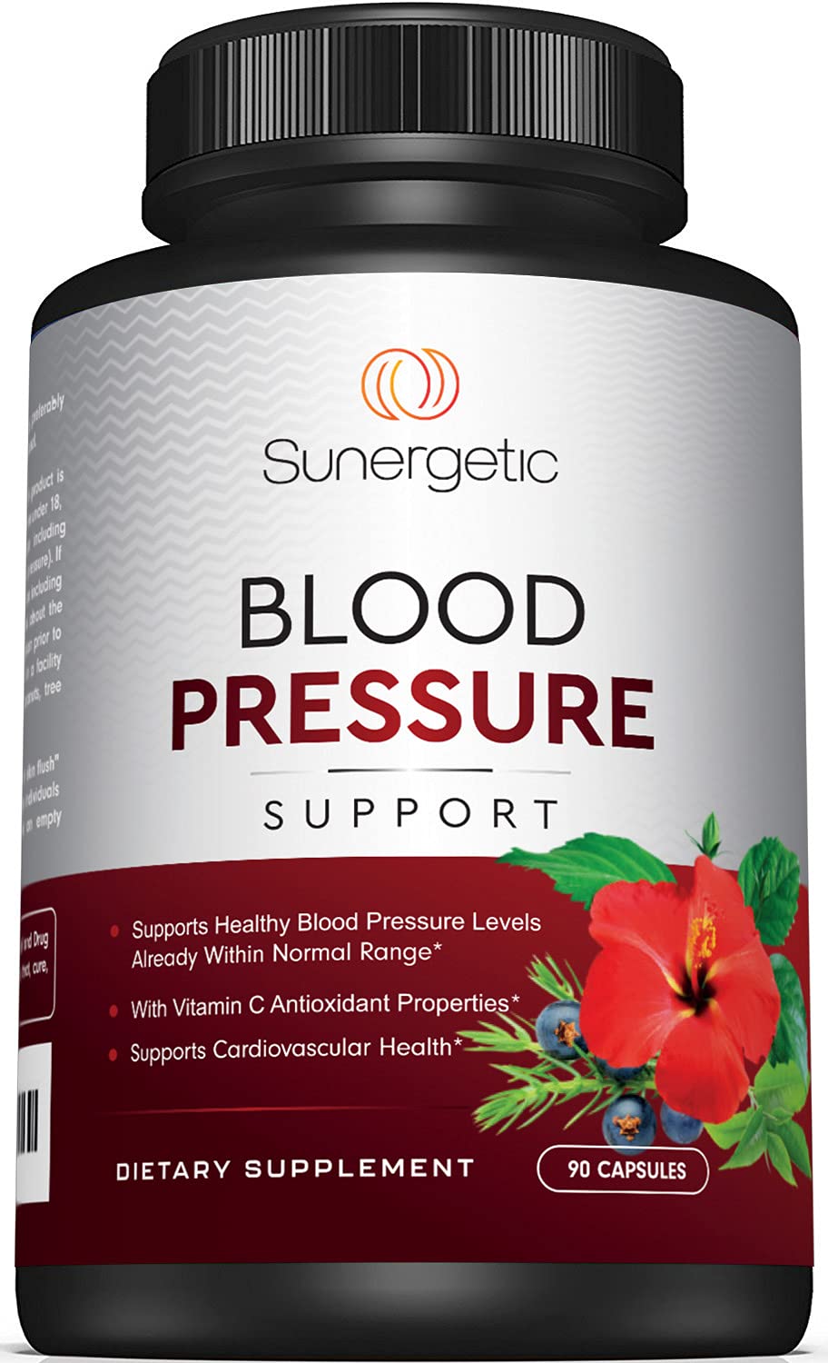 Premium Blood Pressure Support Supplement For Cardiovascular & Heart Health with Garlic SunergeticUS supplements