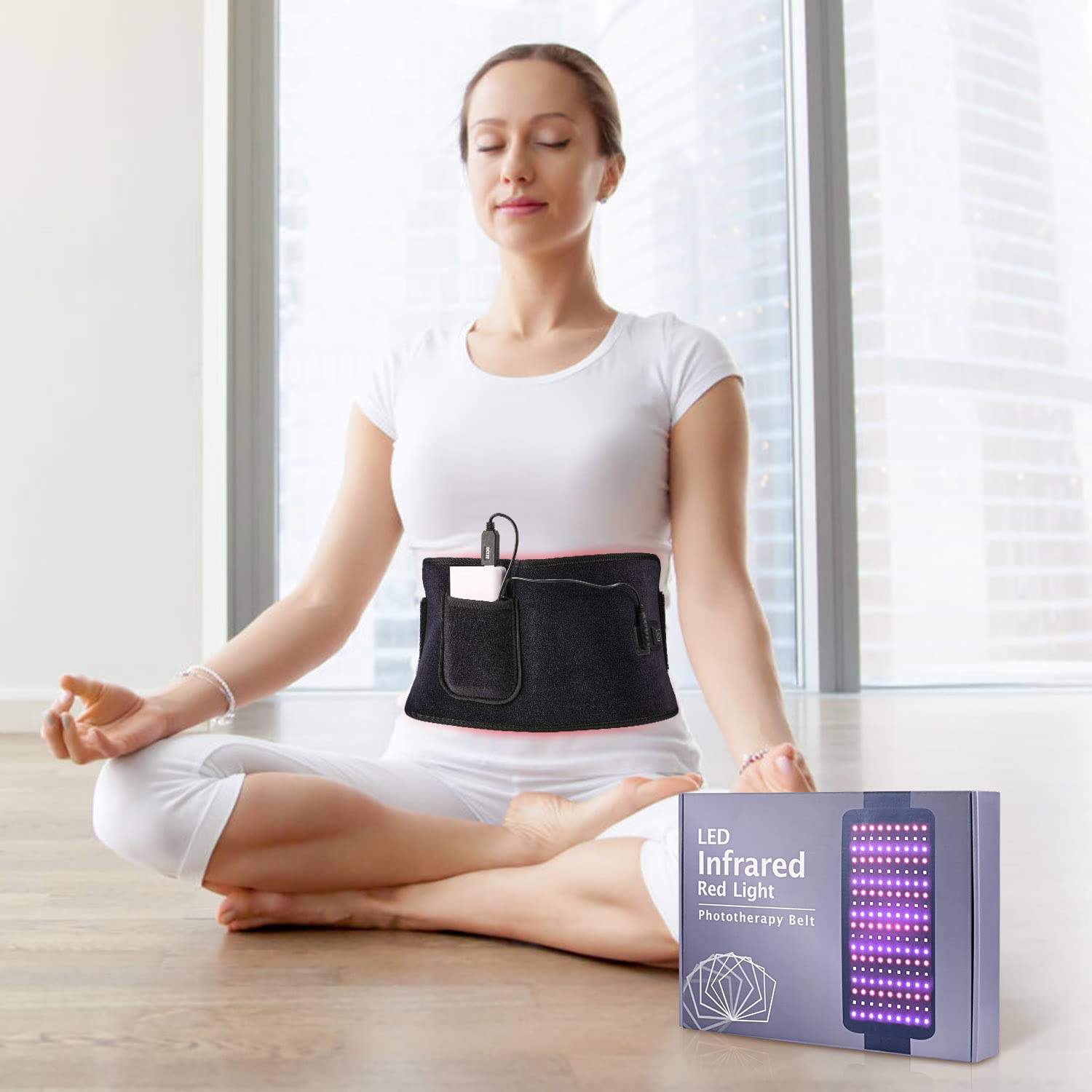 LPSAFP Red Light Therapy Belt for Body, Wearable Device with Blue, red and Near Infrared Light LPSAFPAu supplements