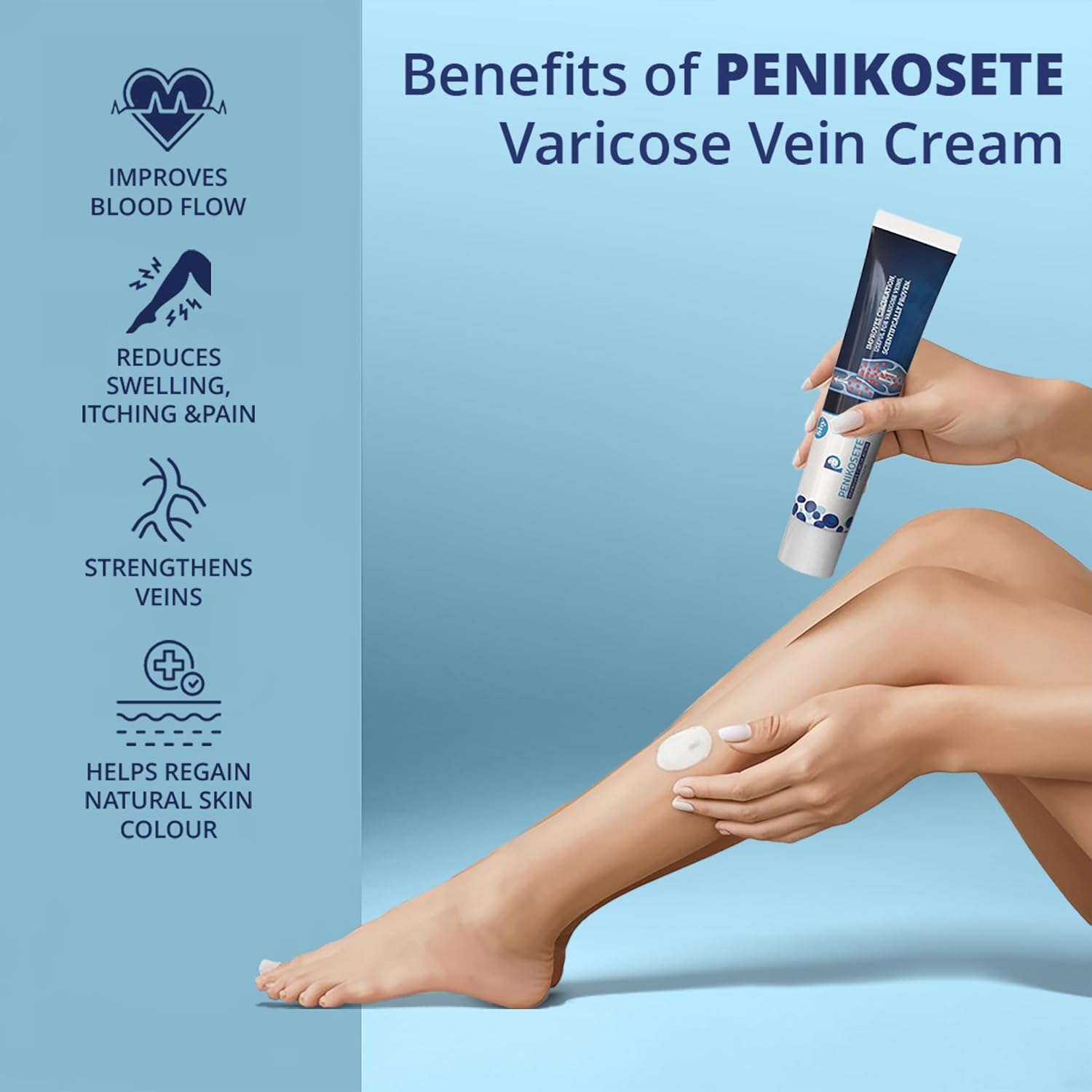 Cream Ayurvedic Solution for Management of Varicose Veins, Spider Veins, Varicocele Helps Reach The Root Cause of varicose Veins Reduces Cramps, Itching & Swelling. Single Tube (25 GMS). GenericAu supplements