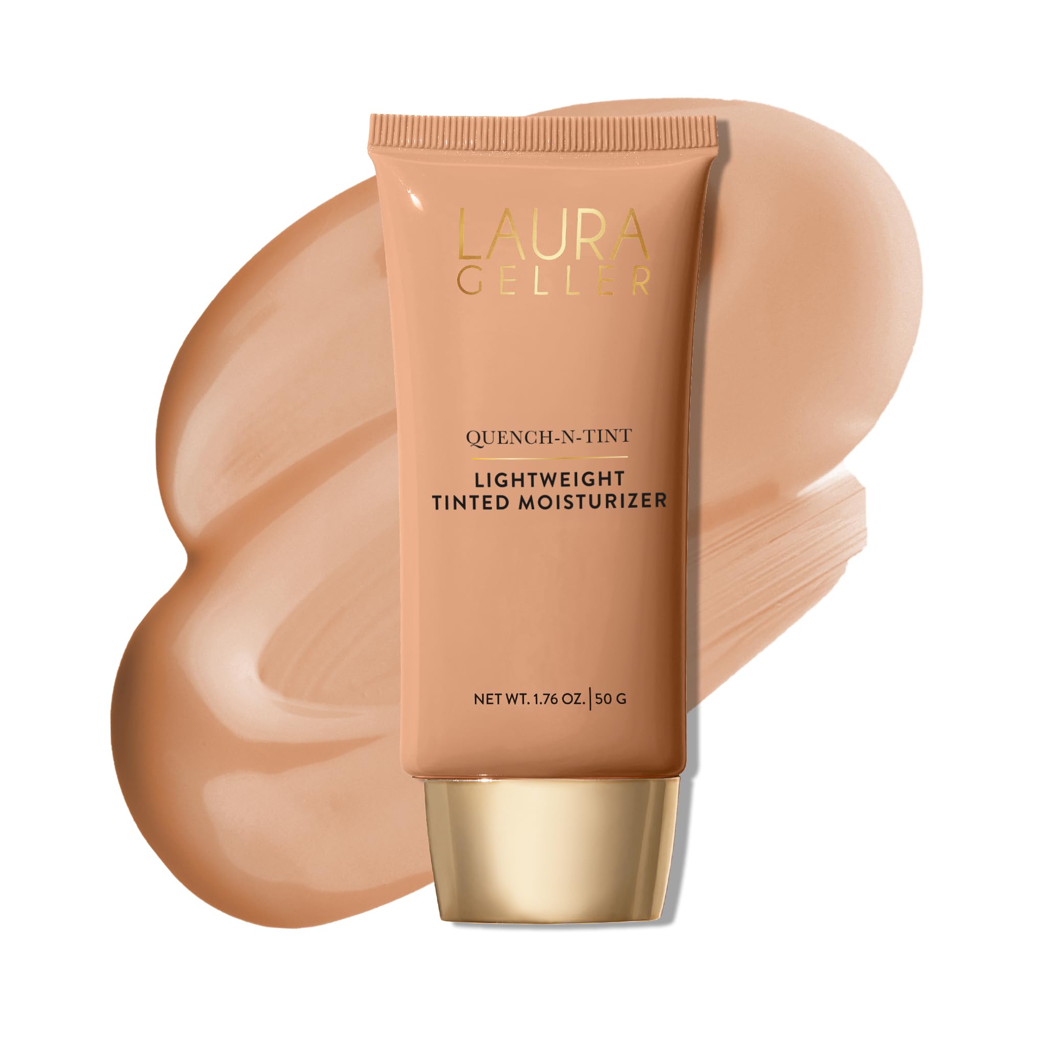 LAURA GELLER NEW YORK Quench-n-Tint Tinted Moisturizer - Sheer to Light Buildable Coverage - Natural Glow Finish - Lightweight Formula with Hyaluronic Acid, 04 Medium LAURA GELLER NEW YORKAu supplements