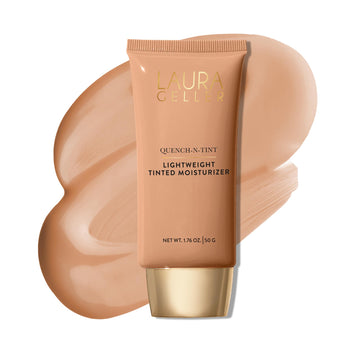 LAURA GELLER NEW YORK Quench-n-Tint Tinted Moisturizer - Sheer to Light Buildable Coverage - Natural Glow Finish - Lightweight Formula with Hyaluronic Acid, 04 Medium LAURA GELLER NEW YORKAu supplements