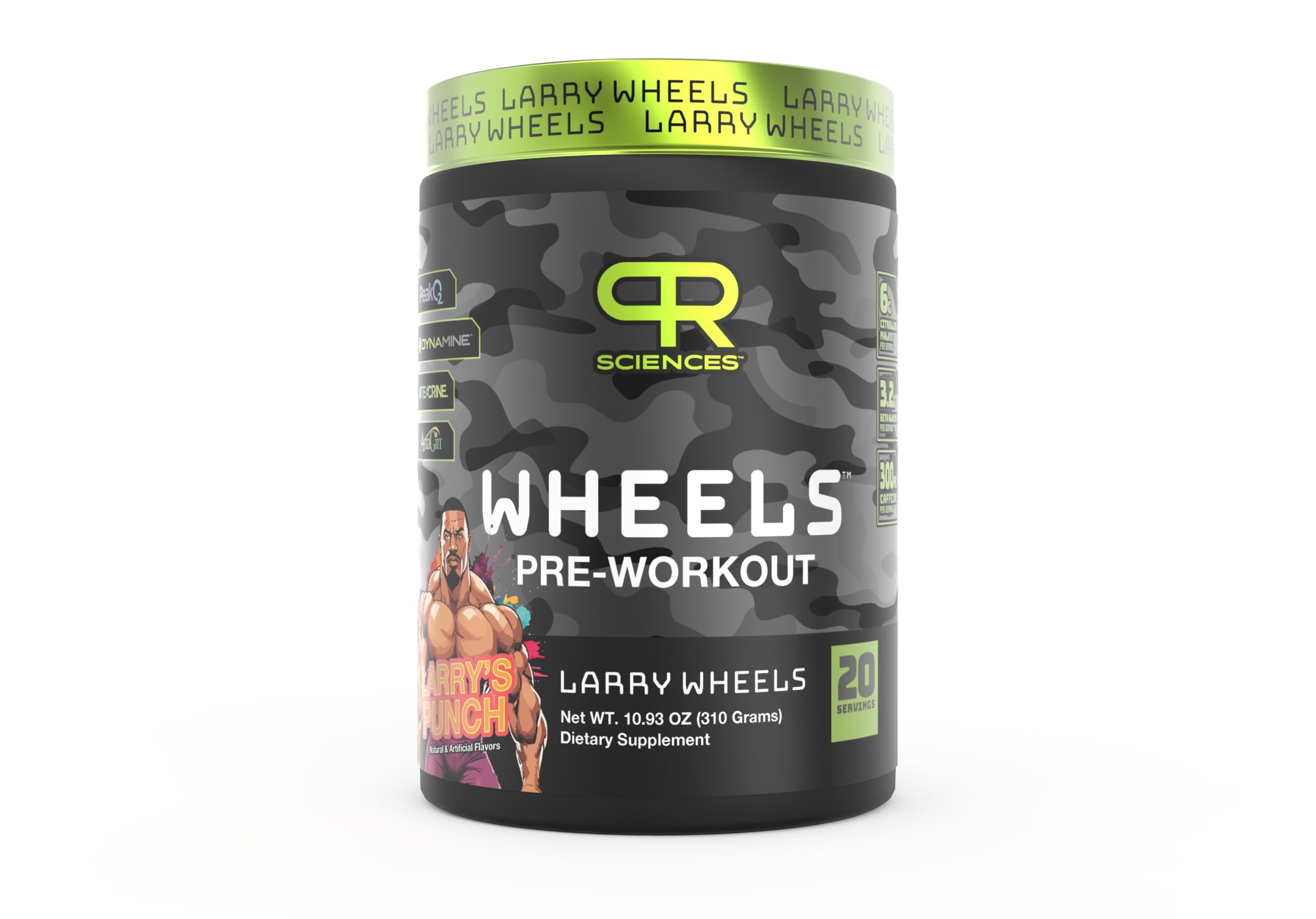 Larry Wheels' PR Preworkout - Enhance Performance with 6g Citrulline, 3.2g Beta Alanine PR SciencesAu supplements