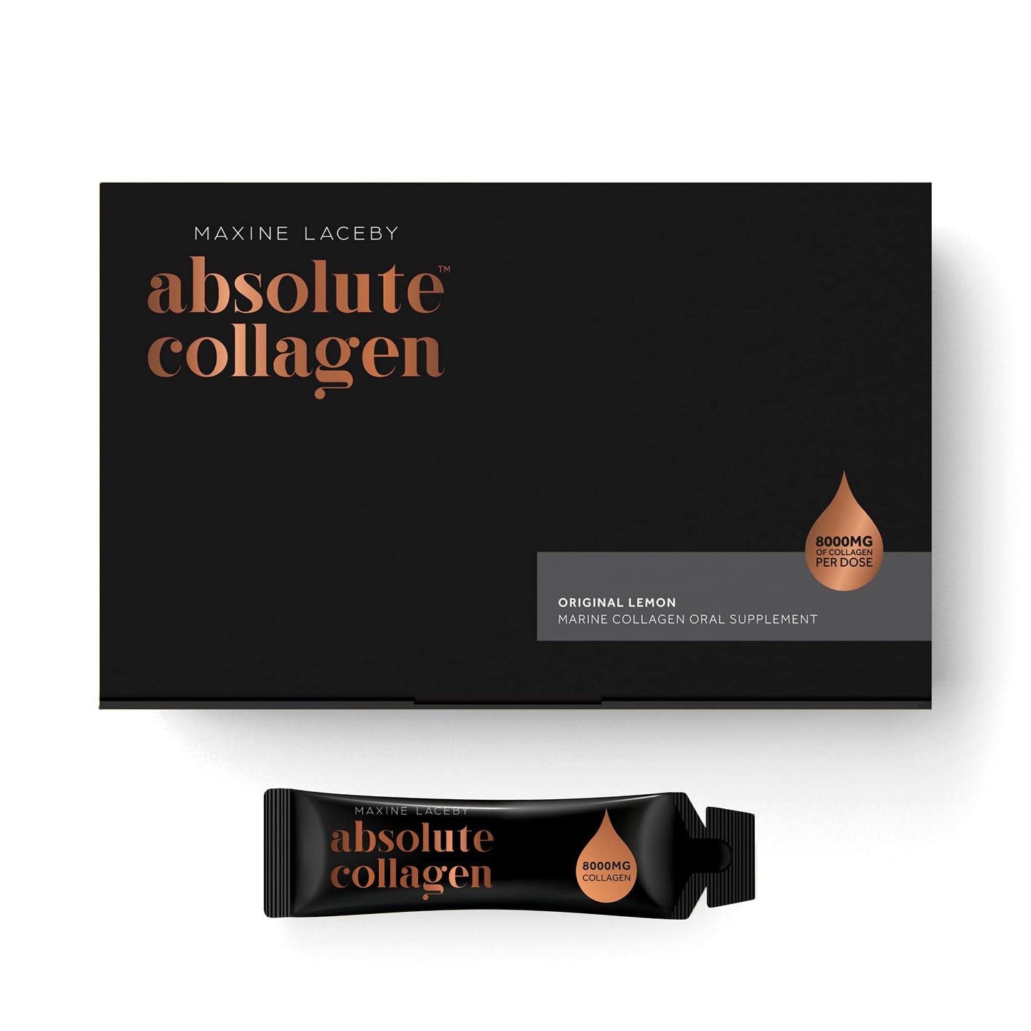 Absolute Collagen Marine Liquid Collagen Supplement for Men - Higher Absorption Than Tablets - 14 x 8000 mg Absolute CollagenUS supplements