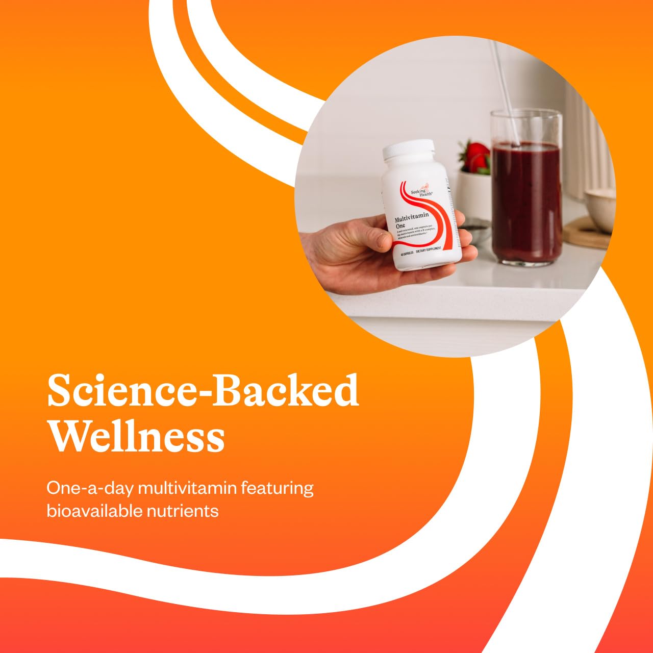 Seeking Health Multivitamin One - Supplement with Zinc, Vitamin B12, & Vitamin A - Magnesium-Free Formula Seeking HealthAu supplements