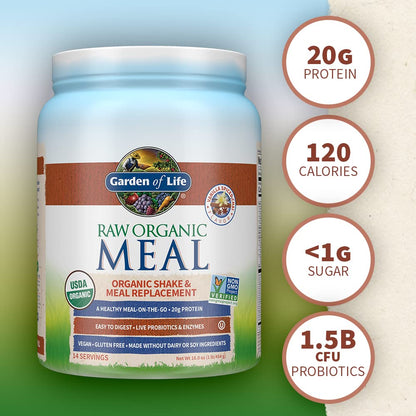 Garden of Life Meal Replacement Vanilla Chai Powder, 14 Servings Garden of LifeUS supplements