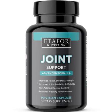 ETAFOR Joint Support Supplement - Joint Health Supplement with Glucosamine, Boswellia Serrata, Turmeric and Black Pepper Extract ETAFORAu supplements