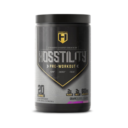 HOSSTILE Hosstility Pre Workout, All-in-One Pre Workout Powder for Men and Women HOSSTILEUS supplements