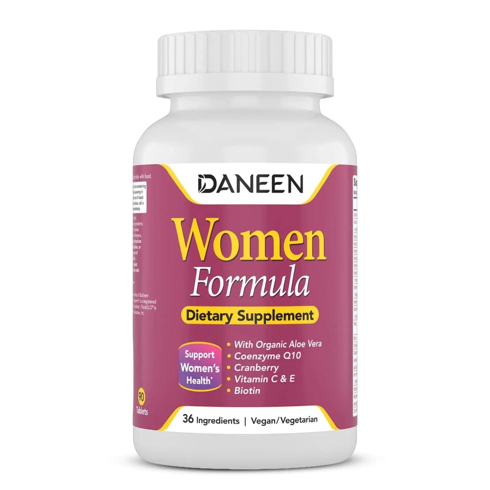 DANEEN Daily Multivitamin for Women - 36 Essential Ingredients - 90 Tablets - Vitamins for Women Multivitamin DANEENAu supplements