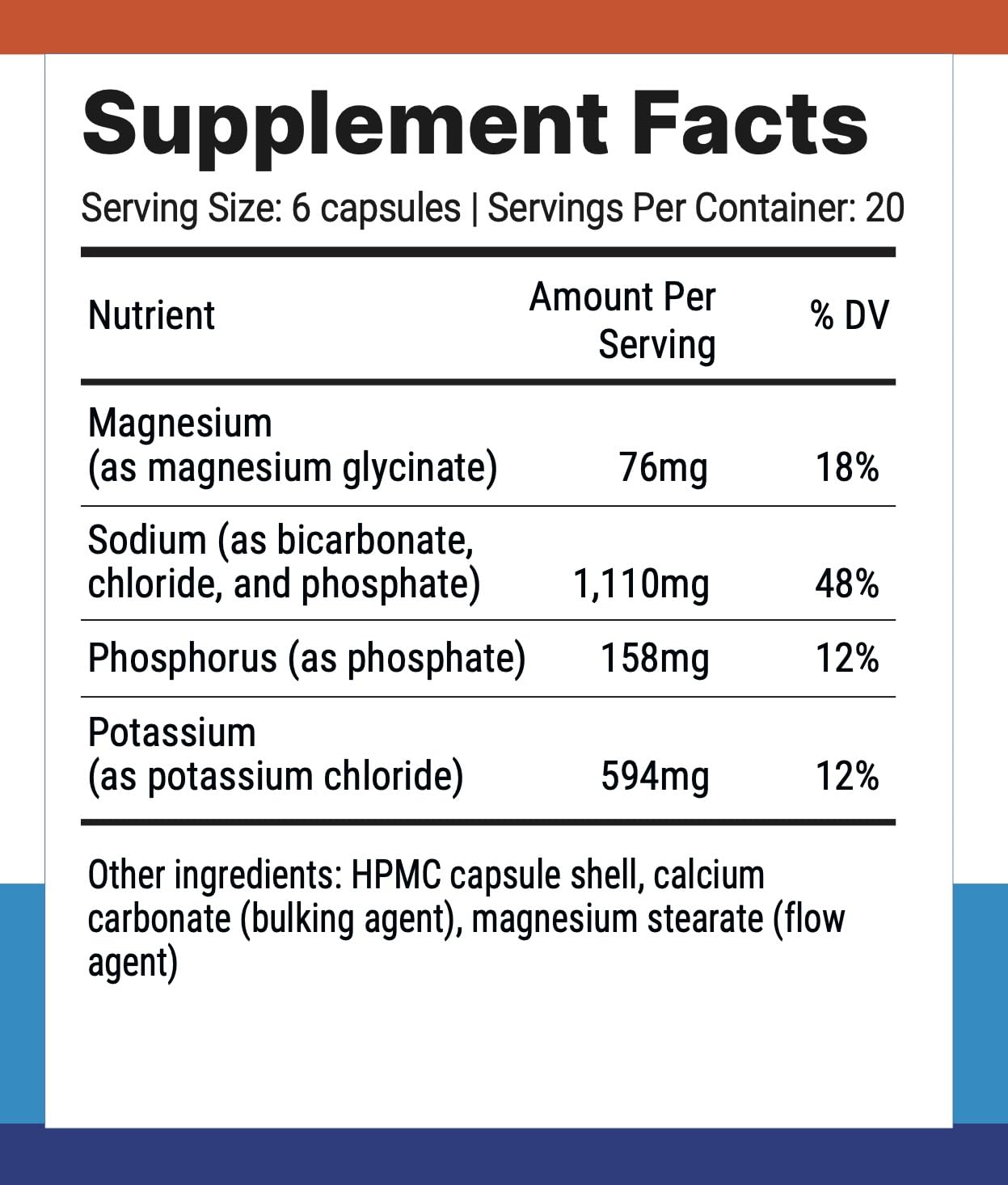 Nutri-Align Fasting Salts Electrolytes Advanced, 120 Capsules | Sodium Potassium Magnesium Phosphorus | Pure Fasting Electrolytes | Sugar Free & Filler Free Nutri-AlignAu supplements