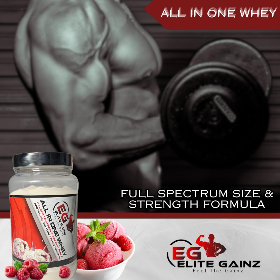 All in One Whey Fuel Your Strength All-in-One Muscle Builder Whey Protein Shake, with 45g Protein Elite GainzAu supplements