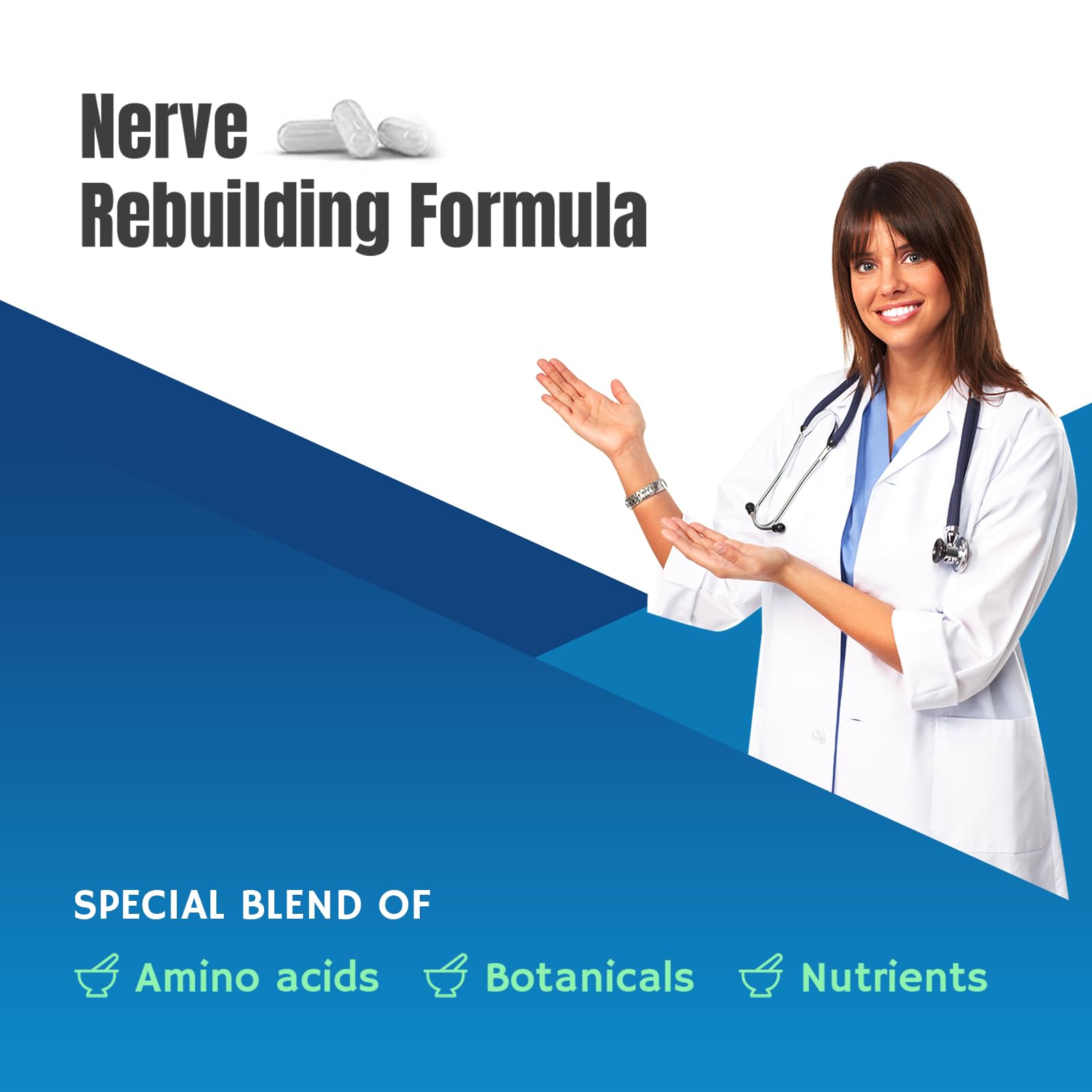 M PAIN MANAGEMENT TECHNOLOGIES Nerve Support Supplement - Nitric Oxide/L-Arginine - Feet Hand Legs Toe Maximum Strength Nerve Support Formula 120 Caps M PAIN MANAGEMENT TECHNOLOGIESAu supplements