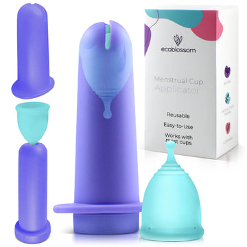 Ecoblossom Menstrual Cup Applicator Tool - Comfortable & Easy Insertion - Compatible EcoBlossomAu supplements