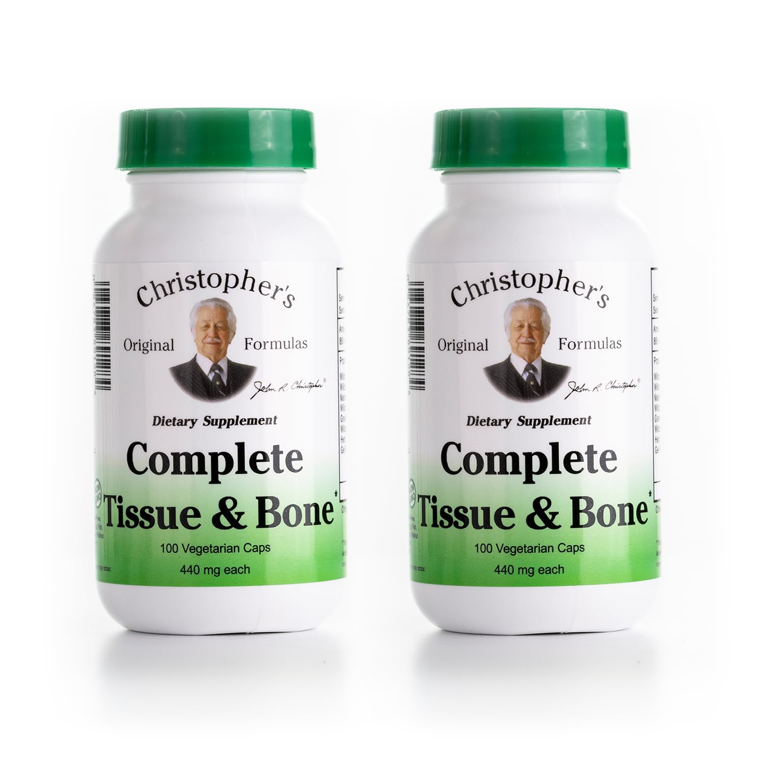 Christopher's Original Formulas Complete Tissue & Bone Formula – 100 VCaps | Herbal Support for Bones & Connective Tissue - Pack of 2 Christopher's Original FormulasAu supplements