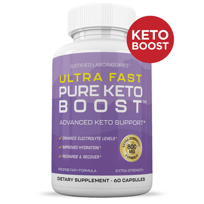 (5 Pack) Ultra Fast Pure Keto Boost Pills 1275MG New & Improved Formula Contains Apple Justified LaboratoriesUS supplements