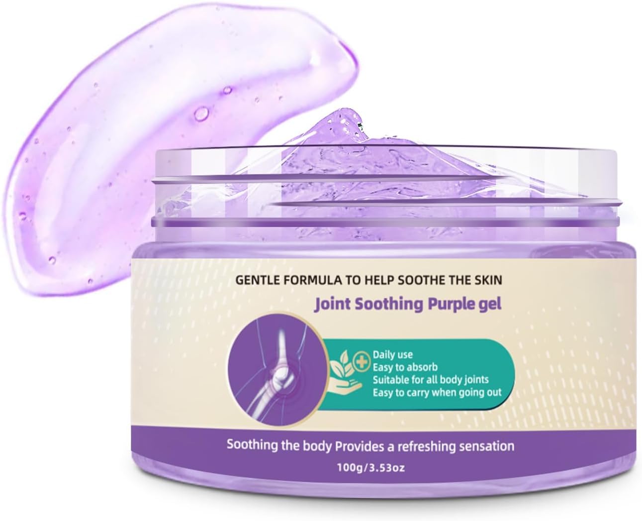 Nodfens Joint Pain Gel, Purple Relief Soothing Massage Cream for Knees, Neck, Feet, Hand Whole Body NodfensAu supplements