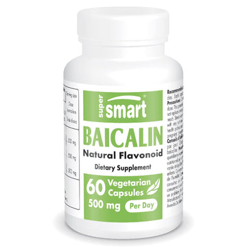 Supersmart - 90% Baicalin 500mg per Day (Scutellaria Baicalensis) - Chinese Skullcap SupersmartUS supplements