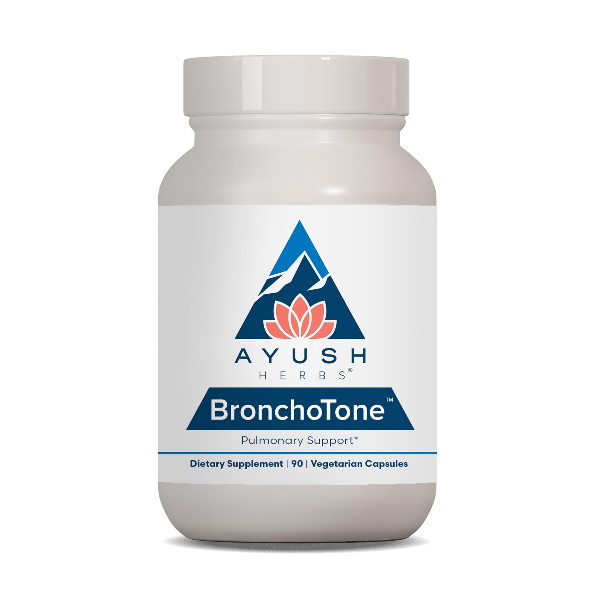 Ayush Herbs Bronchotone - Bronchial Support, Respiratory and Immune-Support Support Supplement for Women & Men, Adults, Pulmonary Care Supplement - 90 Vegetarian Capsules (1 Count) Ayush HerbsAu supplements