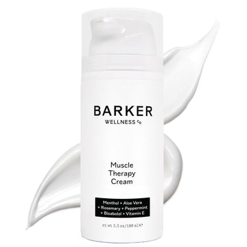 Barker Wellness Soothing Muscle Therapy Cream | Advanced Joint & Muscle Relief for Recovery & Relaxation | Enriched with Antioxidants & Moisturizing Vitamin E | All-Natural Vegan Formula (100ml) Barker Wellness CoAu supplements