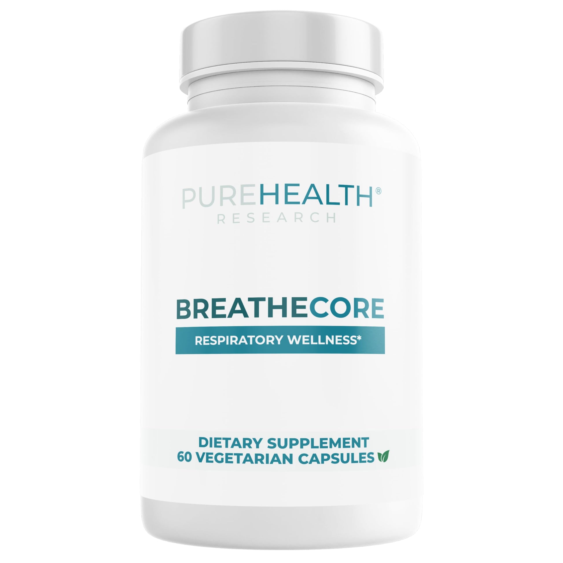 PUREHEALTH RESEARCH BreatheCore - Lung Detox for Smokers - Lung Cleanse & Support Supplement for Women & Men - Ginger Root, Ginkgo Biloba, St Johns Wort, Panax Ginseng & More - 60 Capsules PUREHEALTH RESEARCHAu supplements