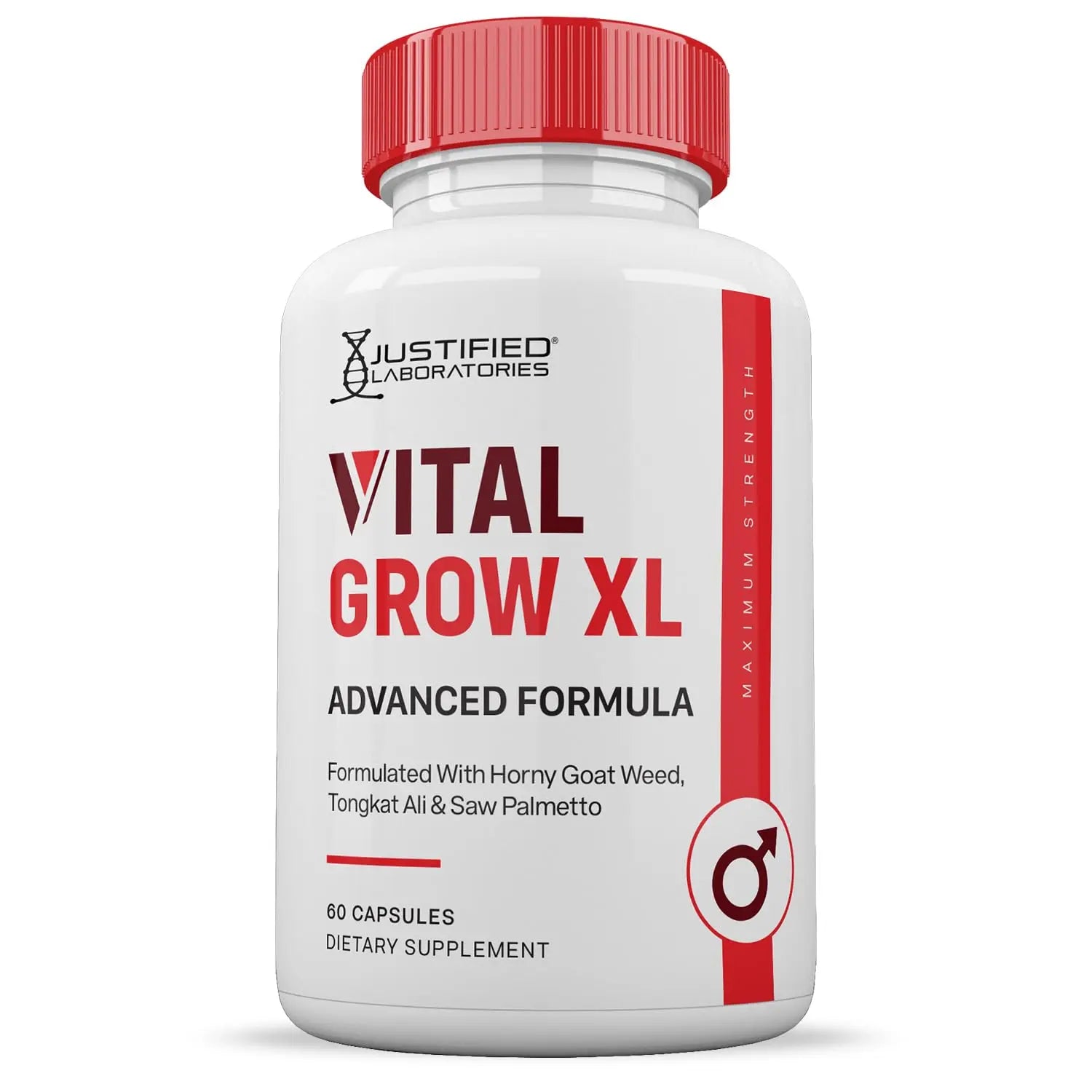 (2 Pack) Vital Grow XL Pills 1484MG Advanced Formula Proprietary Blend for Men 60 Capsules Justified Laboratoriesnz supplements