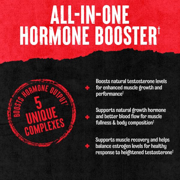 Animal Stak – Complete Natural Hormone Booster Supplement with Tribulus – Natural Testosterone Booster for Athletes – Contains Estrogen Blockers – 1 Month Cycle AnimalAu supplements
