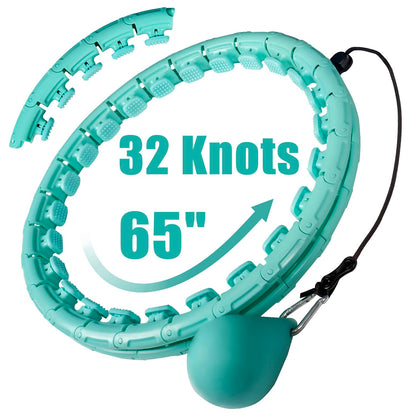 OurStarry 32 Knots Weighted Workout Hoop Plus Size, Smart Waist Exercise Ring OurStarryUS supplements