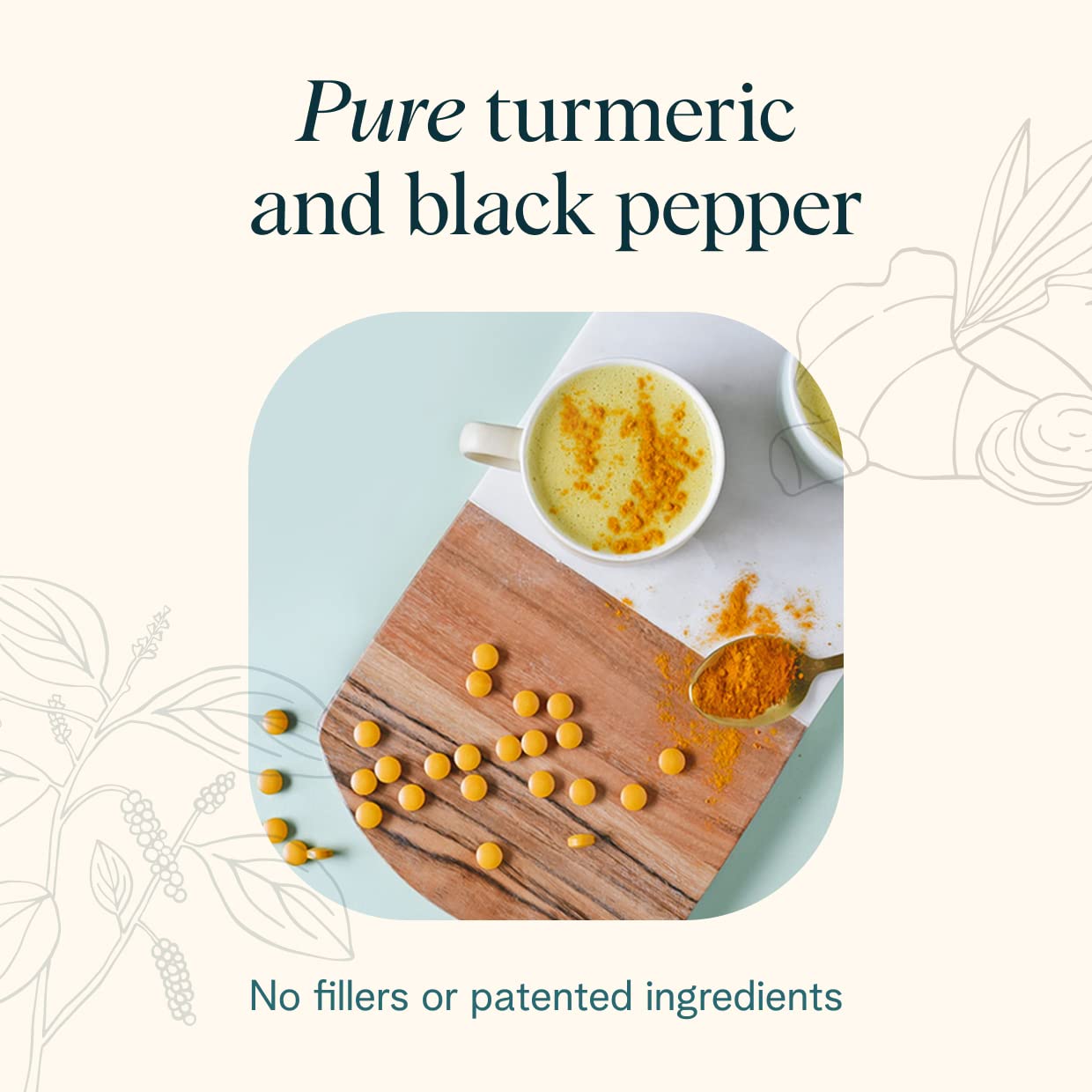 Ora Organic Turmeric Curcumin with Piperine - Pure Extracts for Joint Stress and Cardiovascular Health, Support Healthy Cognitive Function, No Filler Ingredients - 90 Vegan Tablets, 1 Month Supply Ora OrganicUS supplements
