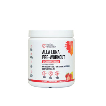 Eabha Organics Alla Luna Pre-Workout - Strawberry Lemonade - to Support Energy, Focus Eabha OrganicsAu supplements