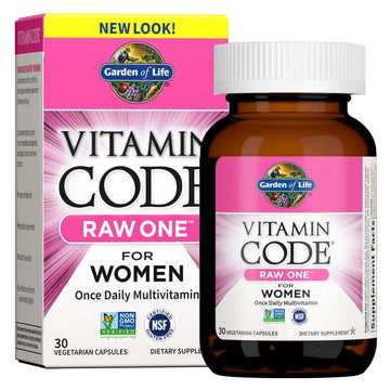 Garden of Life Multivitamin for Women, Vitamin Code Raw One for Women, Once Daily Women's Multi - 30 Capsules Garden of LifeAu supplements
