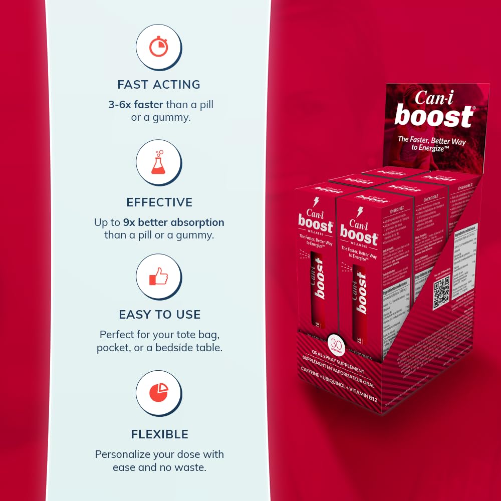 Brain Supplement Booster for Focus & Attention Fast-Acting Oral Spray, Energy for Kids Cani Brands Feel AmazingAu supplements