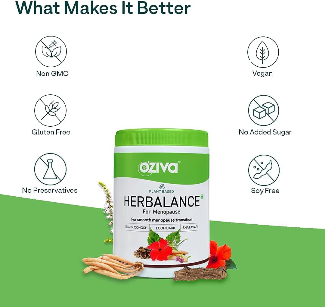 NACHT Plant Based HerBalance Menopause Relief Drink (with Black Cohosh, Lodh Bark & Licorice) NACHTAu supplements