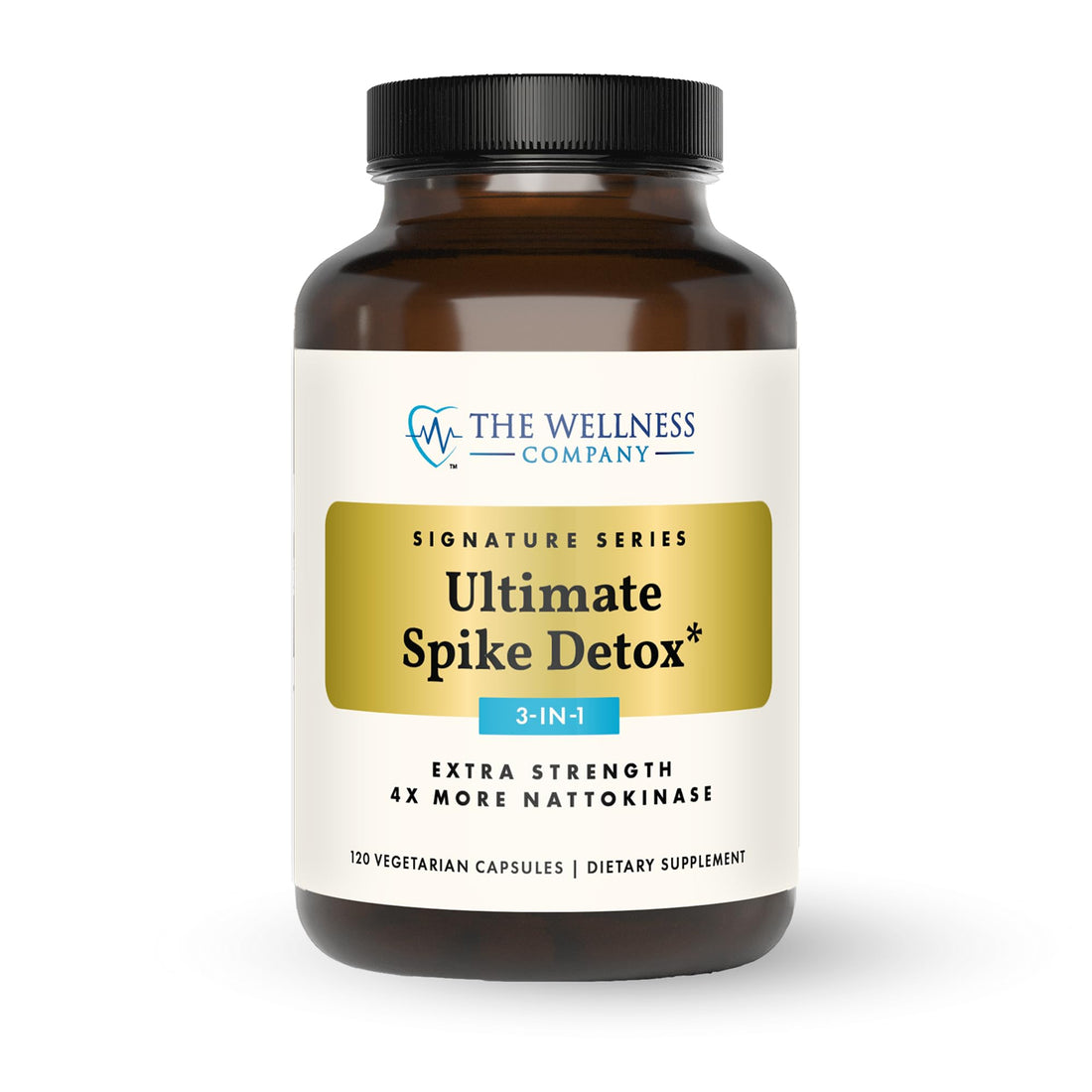 The Wellness Company Ultimate Spike Detox – Dr. McCullough Designed - 3-in-1 Nattokinase, Turmeric, & Bromelain Extra Strength The Wellness CompanyUS supplements