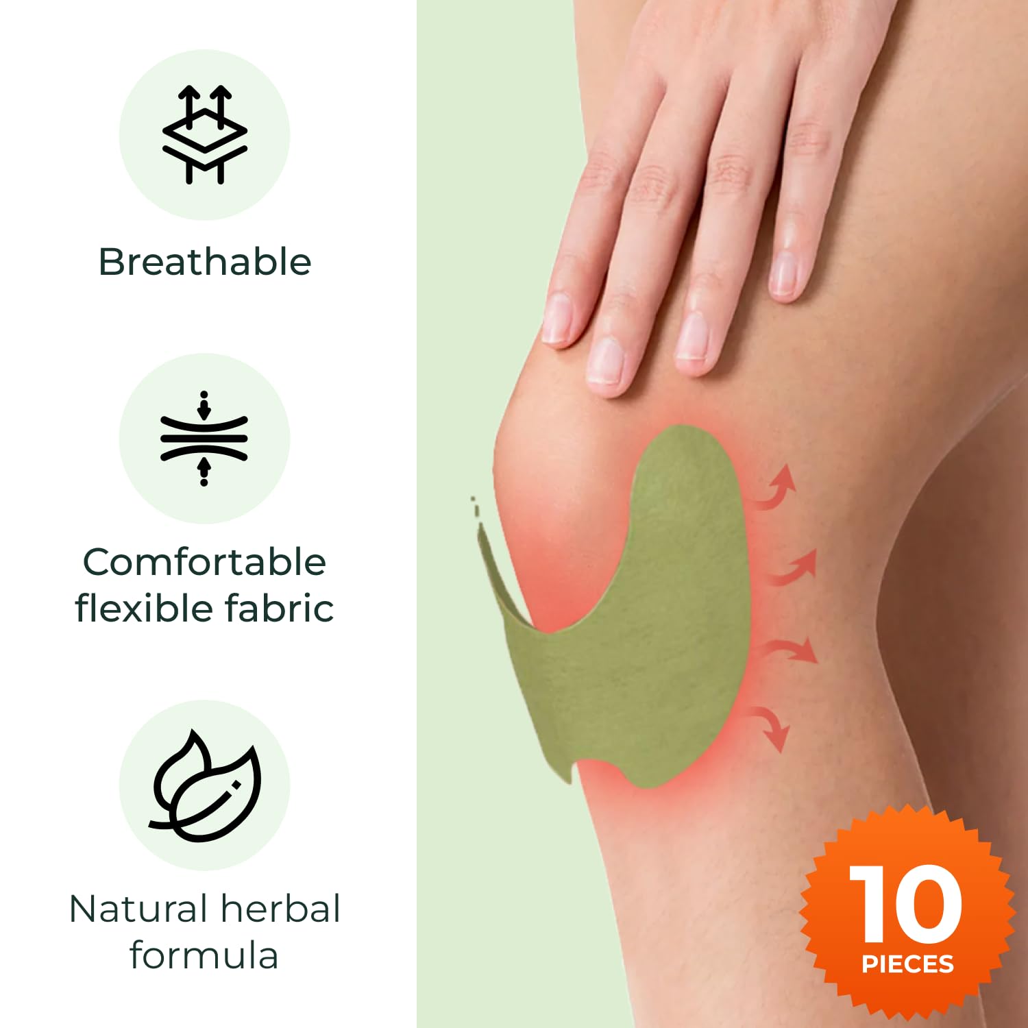 Wellnee Knee & Joint Wellness Bundle – Herbal Patches (10 pcs) & Support Capsules (90 servings) WellneeAu supplements