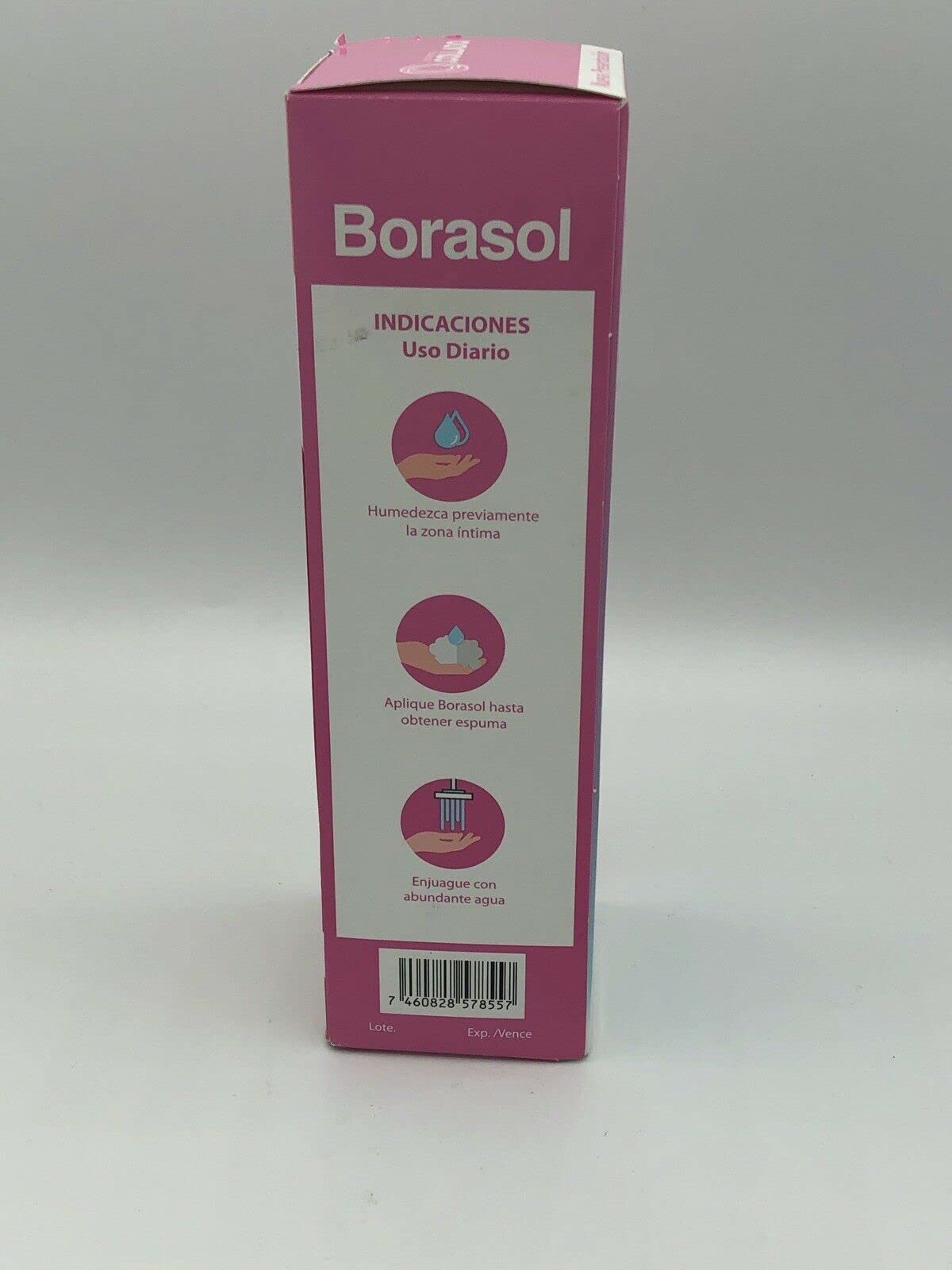 JEANNETTE Borasol Liquid Antiseptic Refreshing Femenine Wash 8 FL. Oz. (240ml) JEANNETTEAu supplements